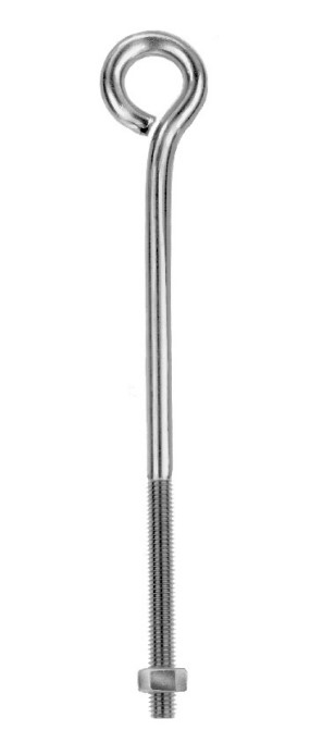 G-11 3/8" X 12" TURNED EYEBOLT *ZINC*